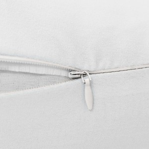 Almofada de gravidez em forma de J 54x(36-43) cm branco H