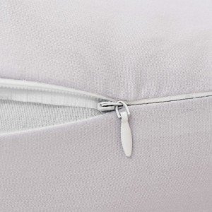 Almohada de embarazo con forma de J 54x(36-43) cm gris H