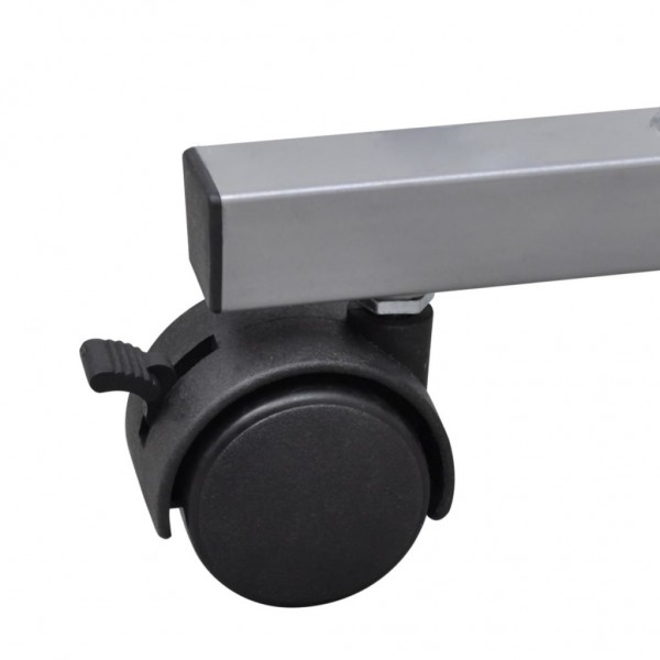 Secretária de Computador Acabamento em Preto com Prateleira de Puxar M 4