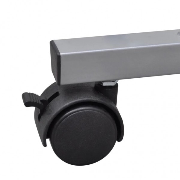 Secretária de Computador Acabamento em Castanho com Prateleira Puxar M 4