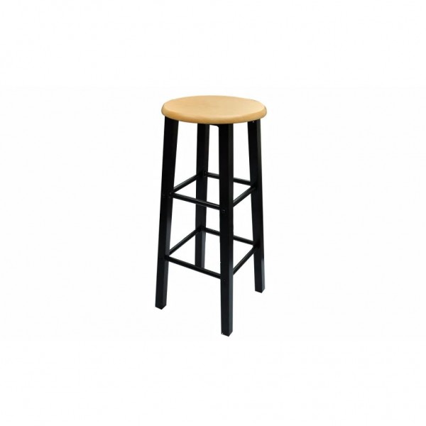 Conjunto de jantar com mesa madeira bronze e aço preto M 3