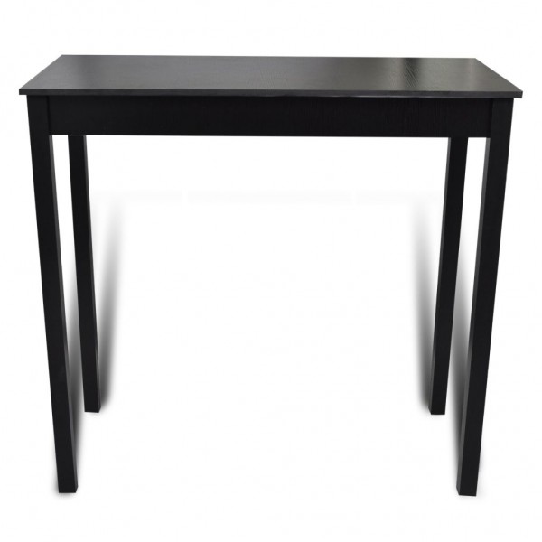 Mesa alta negra de MDF 115x55x107 cm M 3
