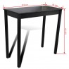 Mesa de bar em MDF preto 115x55x107 cm 4