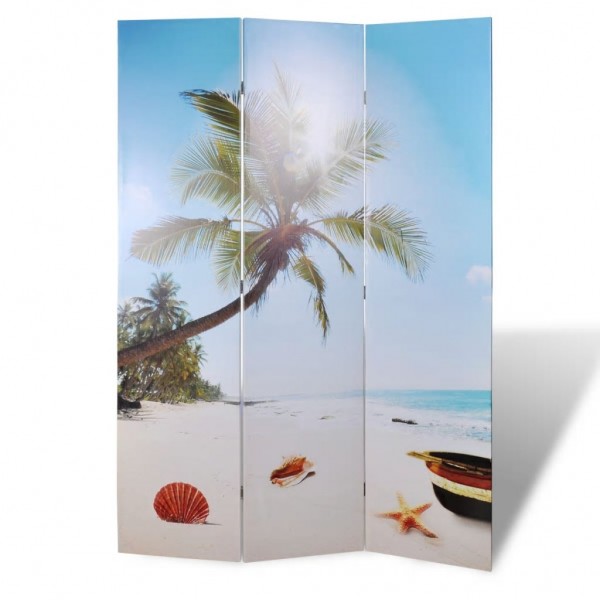 Biombo divisor plegable 120x170 cm playa D