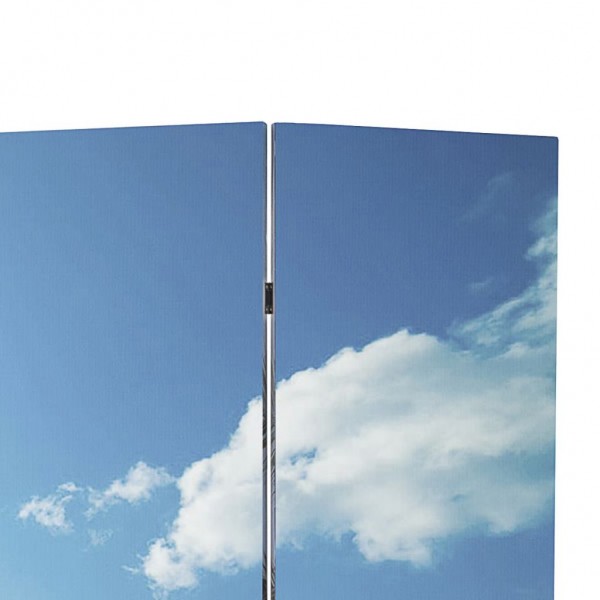 Biombo divisor plegable diseño playa 160x170 cm M 3