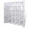 vidaXl Armario modular 14 compartimentos blanco 37x146x180.5cm 4