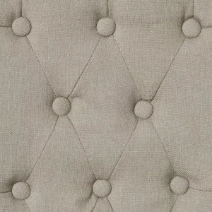 Cadeiras de jantar 2 pcs tecido cor camel H