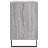 Mueble zapatero madera contrachapada gris Sonoma 102x36x60 cm 5