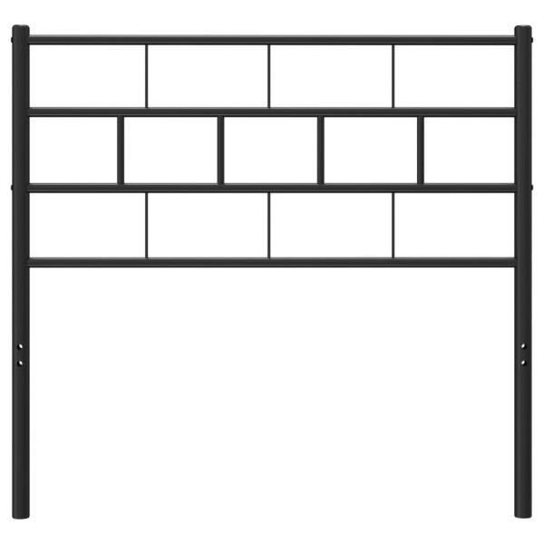 Cabecero de metal negro 80 cm M 3