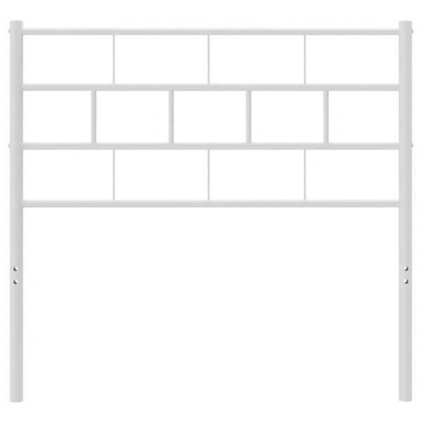 Cabecero de metal blanco 75 cm M 3
