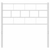 Cabeceira de cama 75 cm metal branco 3