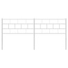 Cabecero de metal blanco 160 cm 3