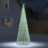 Árbol de Navidad cono de luz 688 LEDs blanco frío 300 cm 1