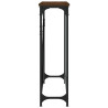 Mesa consola madera de ingeniería marrón roble 102x22.5x75 cm 5