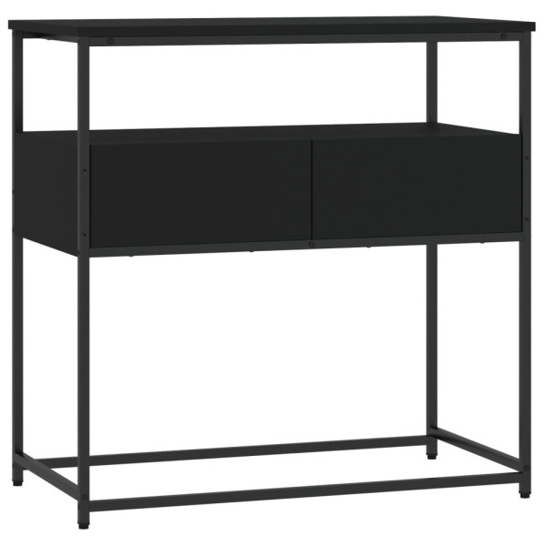 Mesa consola 75x40x75 cm derivados de madeira preto M 2