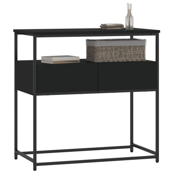 Mesa consola 75x40x75 cm derivados de madeira preto M 3
