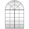 Espejo de pared arco de hierro negro 100x150 cm 3