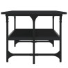 Mesa de centro 100x50x40 cm derivados de madeira preto 5
