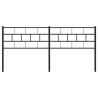 Cabeceira de cama 160 cm metal preto 3