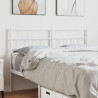 Cabeceira de cama 120 cm metal branco 1