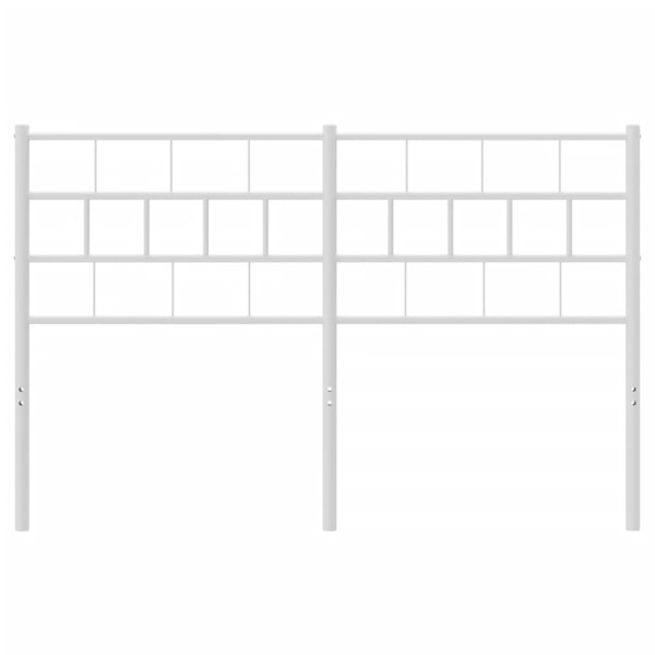 Cabeceira de cama 120 cm metal branco M 3