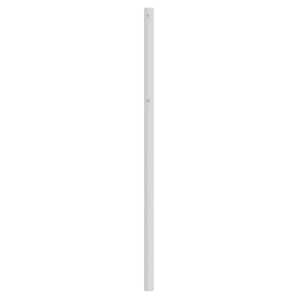 Cabecero de metal blanco 120 cm M 4
