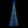 Árbol de Navidad cono de luz 275 LEDs azul 180 cm 3