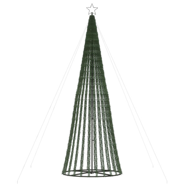 Árbol de Navidad cono de luz 688 LEDs azul 300 cm M 5
