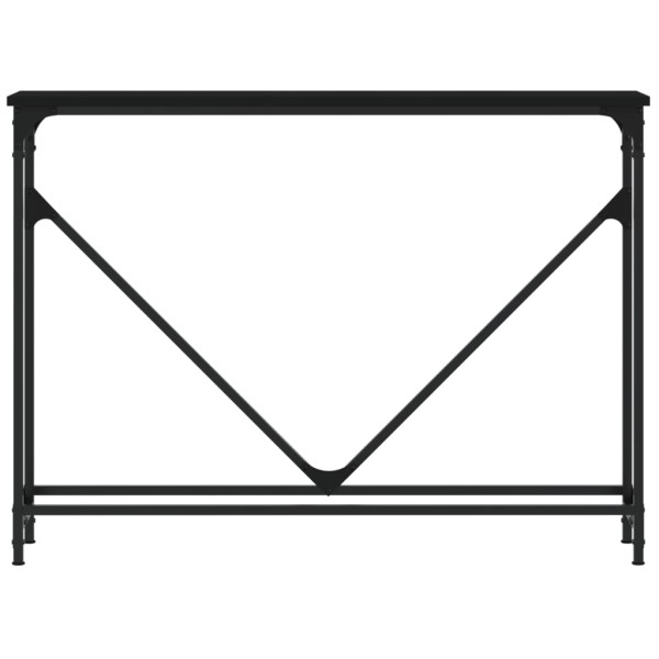 Mesa consola 102x22.5x75 cm derivados de madeira preto M 4