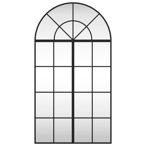 Espejo de pared arco de hierro negro 60x110 cm M 3