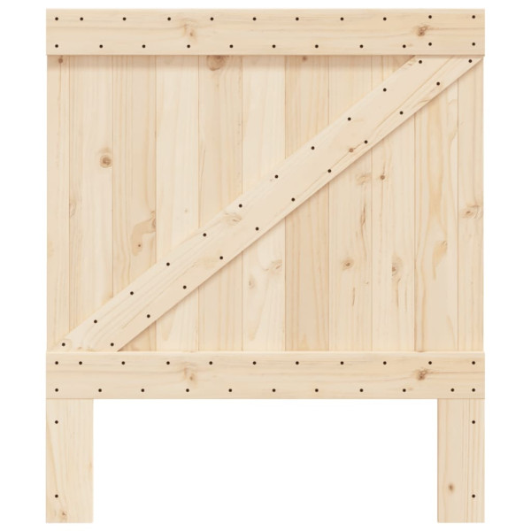 Cabecero de madera maciza de pino 90x104 cm M 3