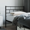 Cabeceira de cama 75 cm metal preto 1