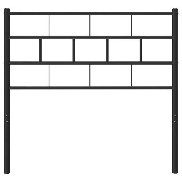 Cabeceira de cama 75 cm metal preto M 3