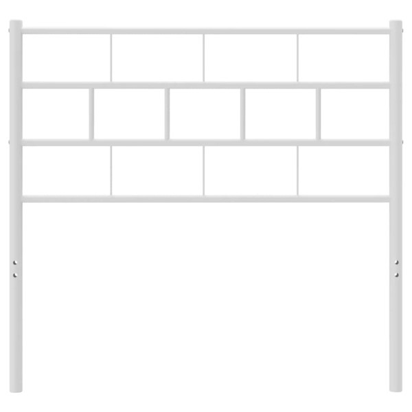 Cabecero de metal blanco 80 cm M 3