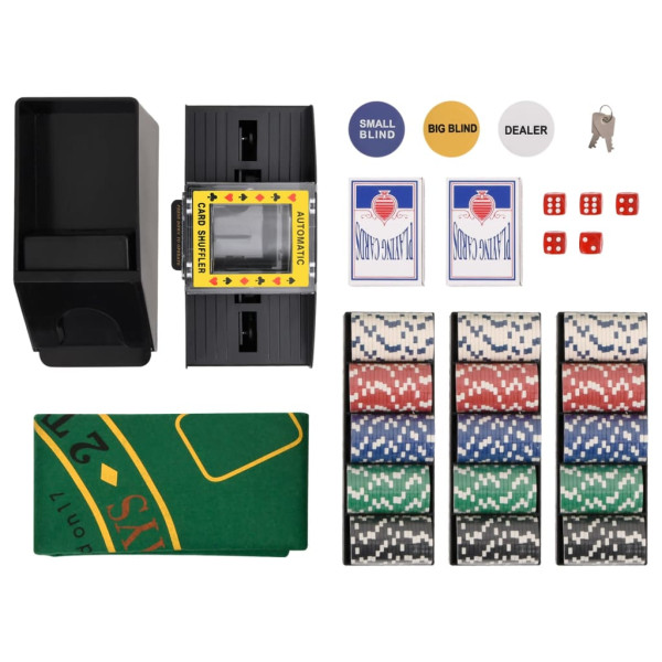 Conjunto de fichas de póquer 300 pcs 11.5 g M 3