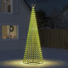 Árbol de Navidad cono de luz 688 LEDs blanco cálido 300 cm 1