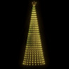 Árbol de Navidad cono de luz 688 LEDs blanco cálido 300 cm 3