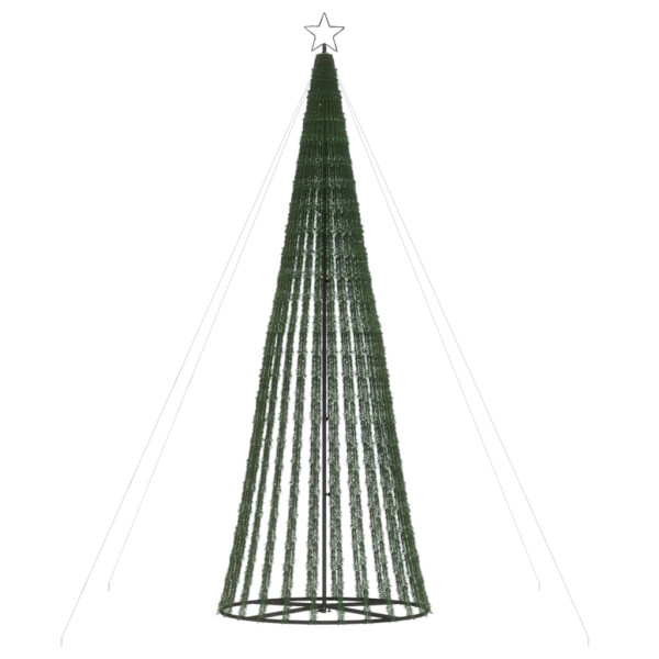 Cone de luz para árvore de Natal 688 LEDs branco quente 300 cm M 5