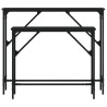 Mesas consola 2 pcs derivados de madeira preto 4