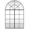 Espejo de pared arco de hierro negro 80x120 cm 3