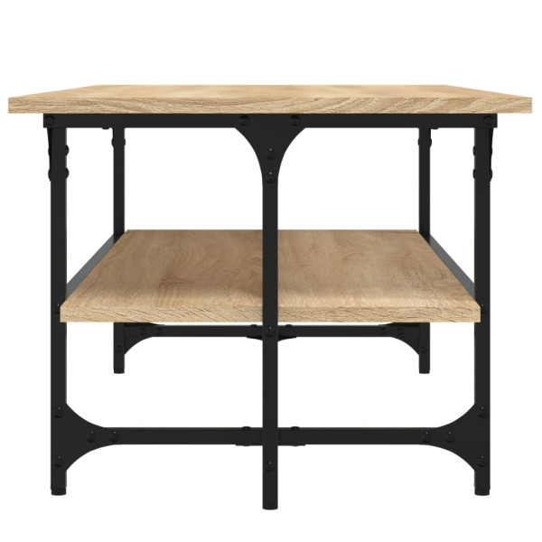 Mesa de centro madera contrachapada roble Sonoma 100x50x40 cm M 5