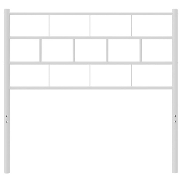 Cabeceira de cama 107 cm metal branco M 3