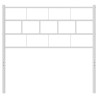 Cabeceira de cama 107 cm metal branco 3