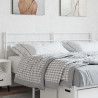 Cabeceira de cama 200 cm metal branco 1