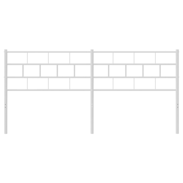 Cabeceira de cama 200 cm metal branco M 3