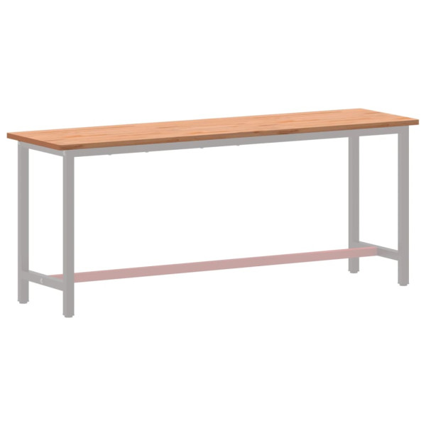 Tablero de banco de trabajo madera maciza de haya 200x55x2.5 cm M 3