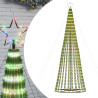 Árvore de Natal cone de luz 688 LEDs coloridos 300 cm 2