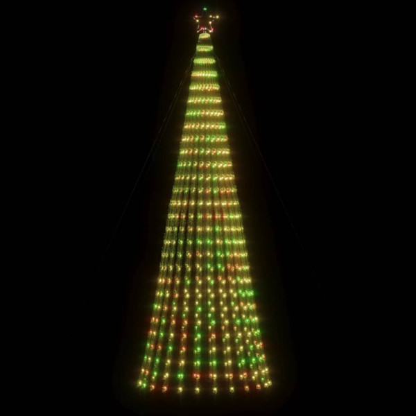 Árbol de Navidad cono de luz 688 LEDs de colores 300 cm M 3
