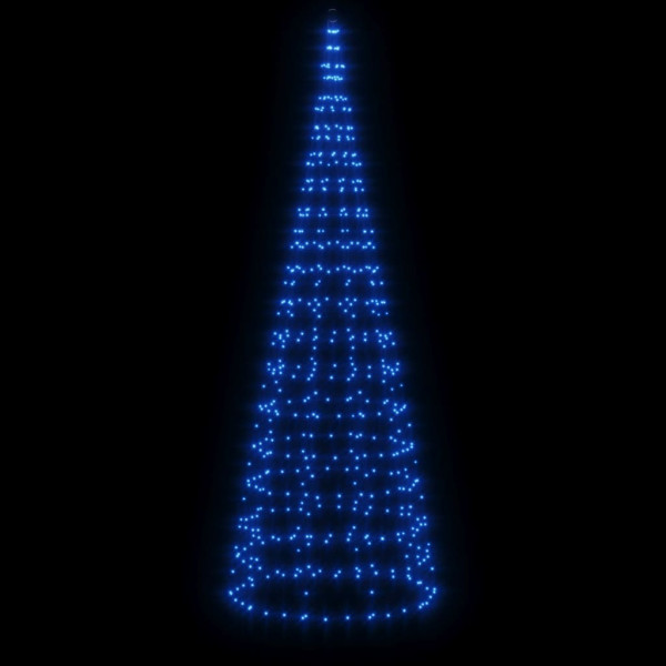 Árvore de Natal na bandeira 550 LED azul 300 cm M 3