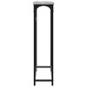 Mesa consola madera de ingeniería gris Sonoma 75x19.5x75 cm 5